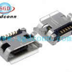 MICRO USB 5P卷口全貼